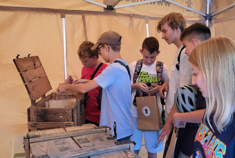 Fotorelacja z Gier terenowych w lasku miejskim