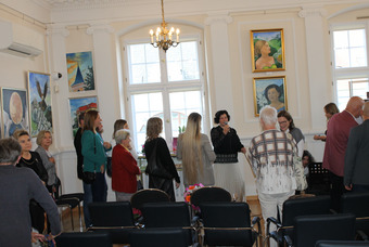 Wernisaż wystawy malarstwa Michała Brzoskiego i Ivety Filipczykovej